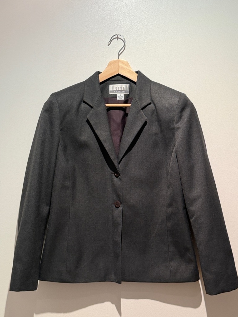 Nine & Company Grey Women's Blazer